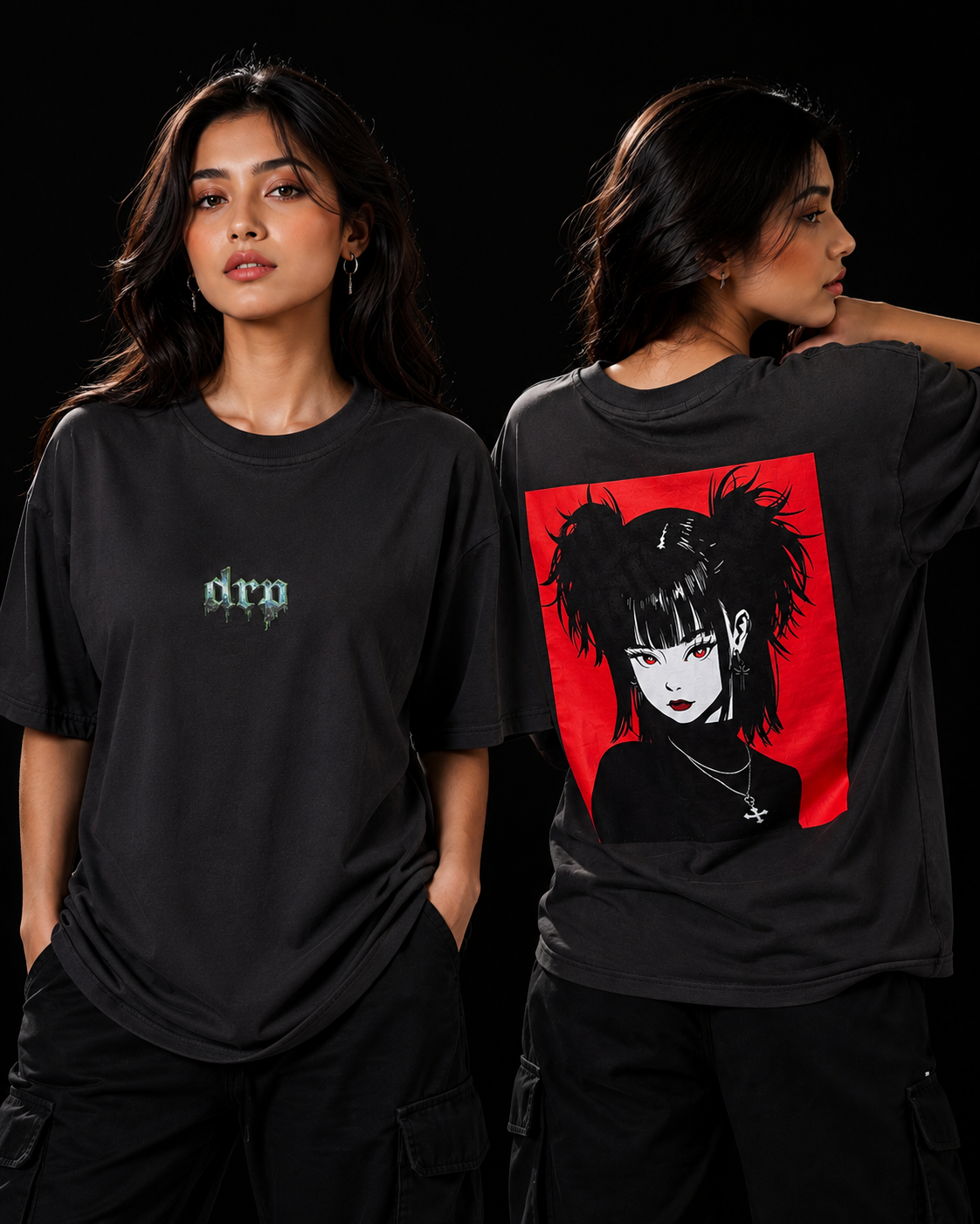 Unisex Oversized Drop Shoulder Graphic T-Shirt