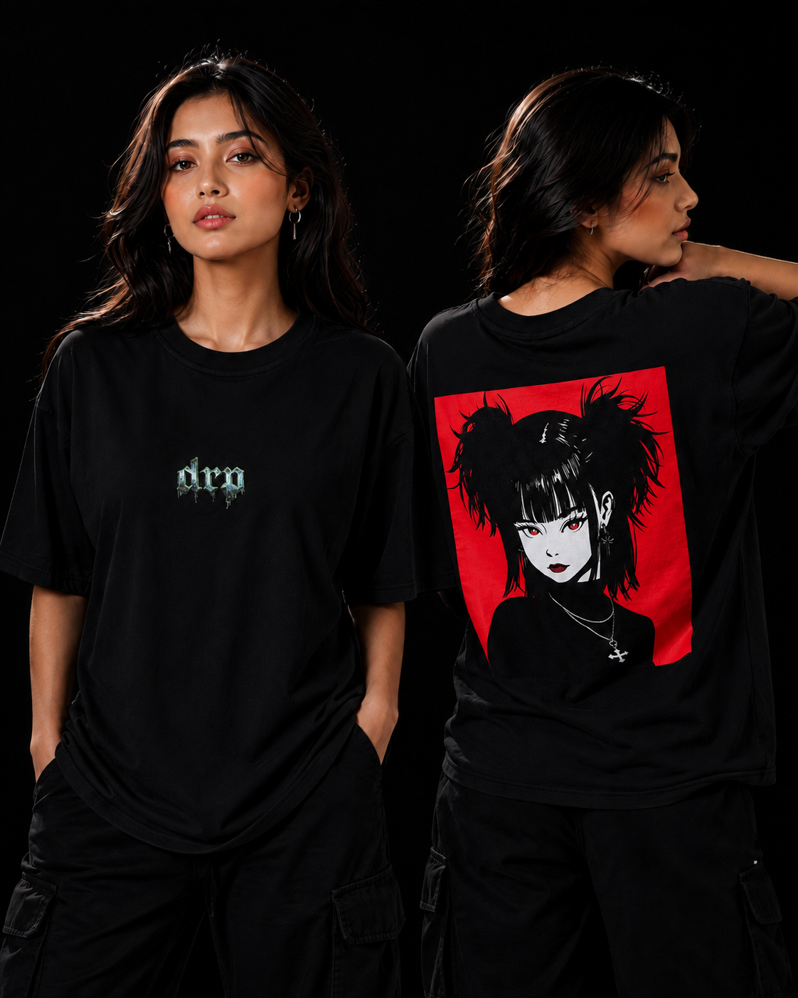 Unisex Oversized Drop Shoulder Graphic T-Shirt