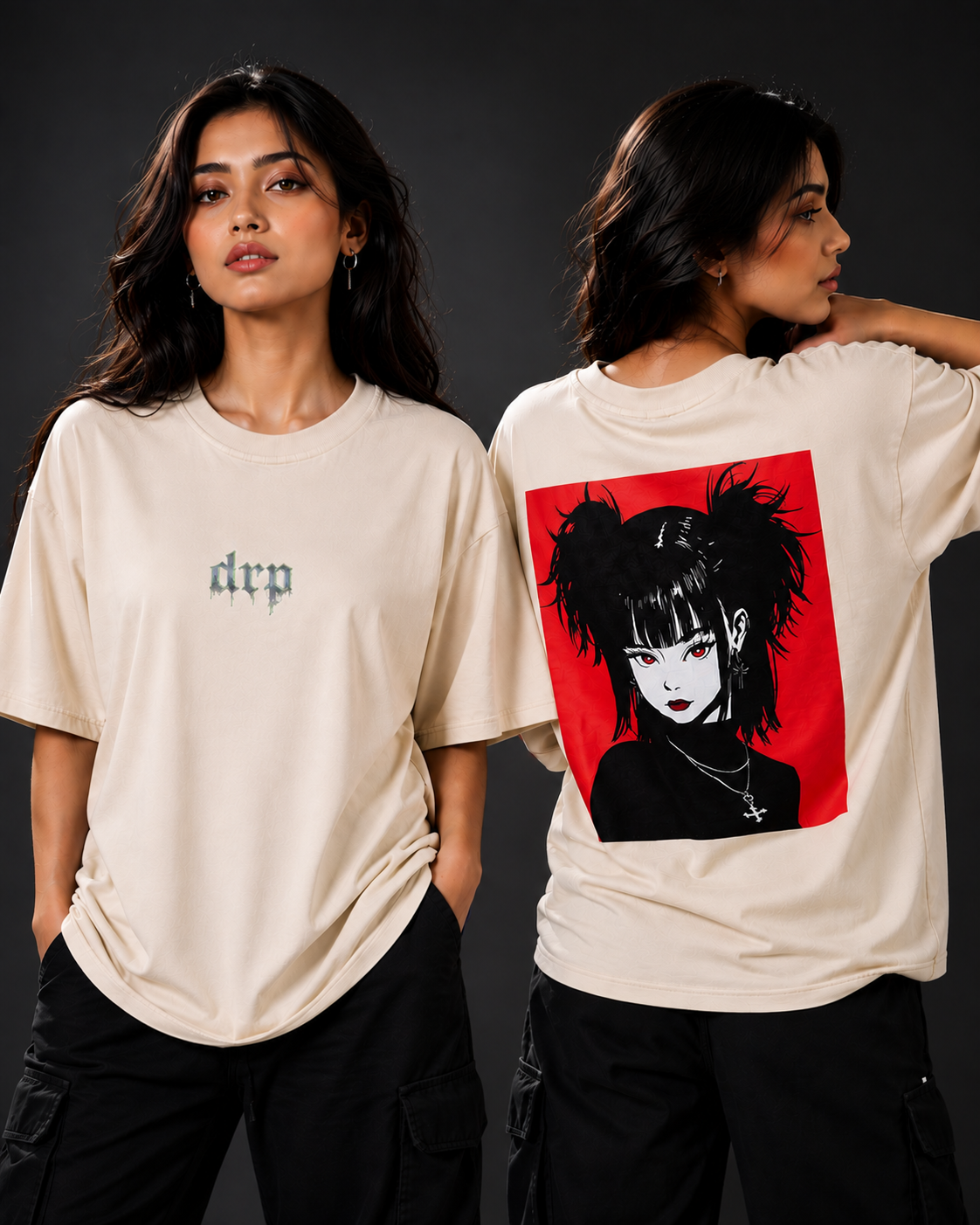 Unisex Oversized Drop Shoulder Graphic T-Shirt