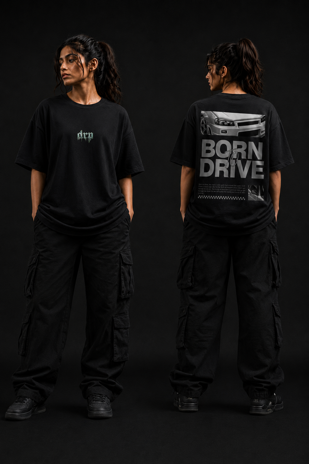 Unisex Oversized Drop Shoulder Graphic T-Shirt