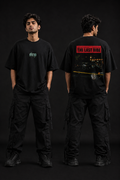 THE LAST RIDE Oversized Drop Shoulder Graphic T-Shirt