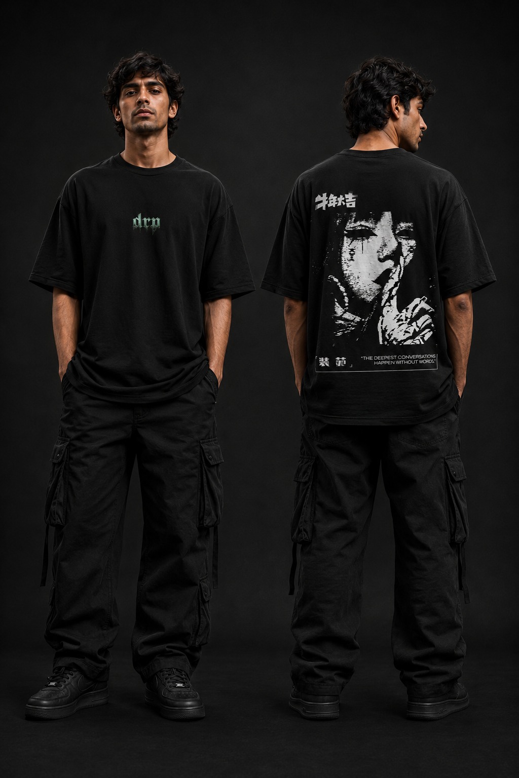 Unisex Oversized Drop Shoulder Graphic T-Shirt