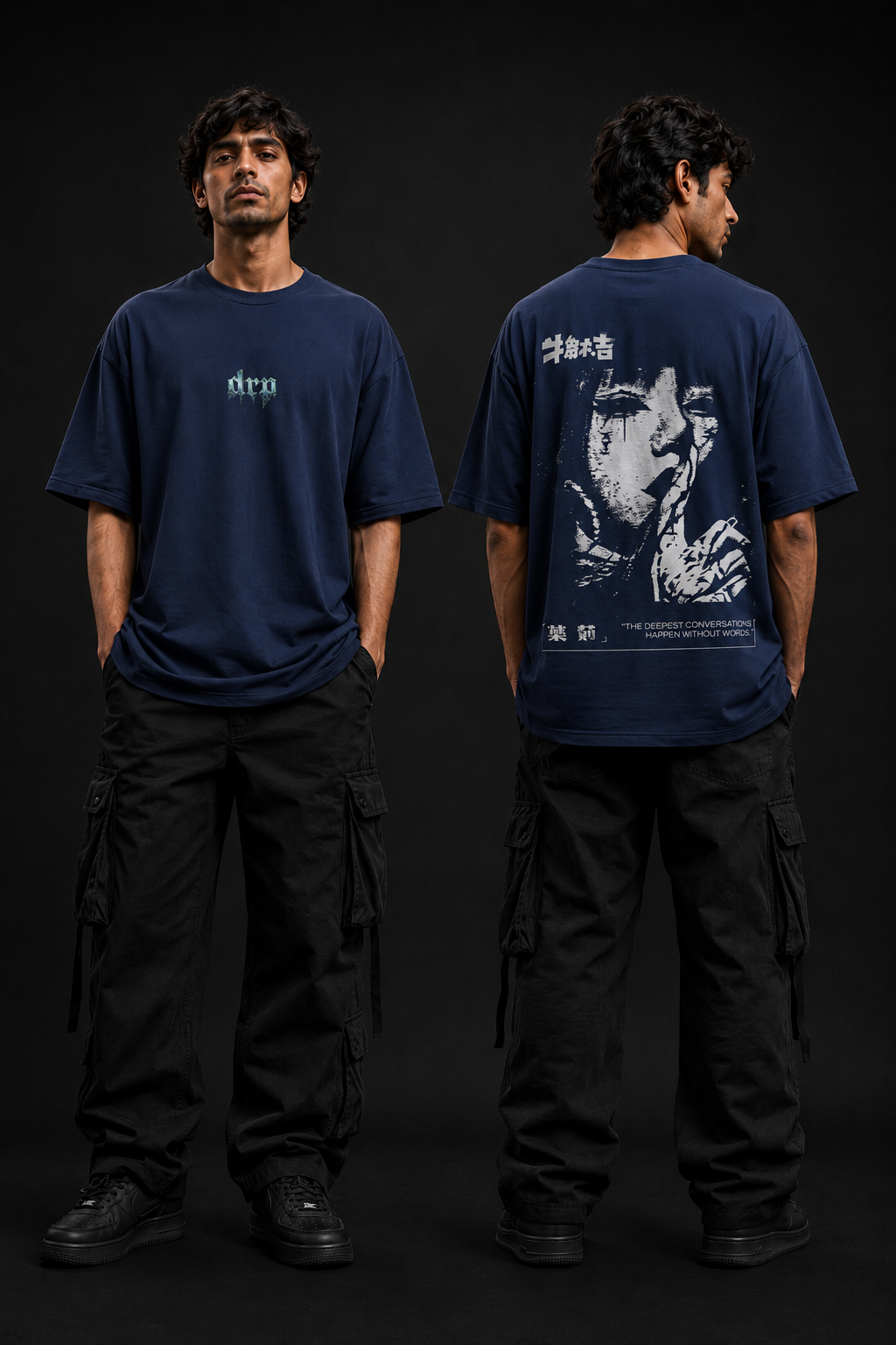 Unisex Oversized Drop Shoulder Graphic T-Shirt