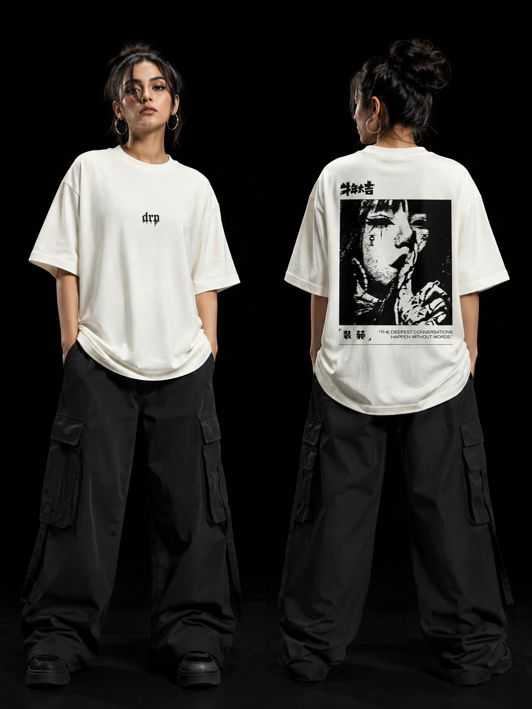 Unisex Oversized Drop Shoulder Graphic T-Shirt